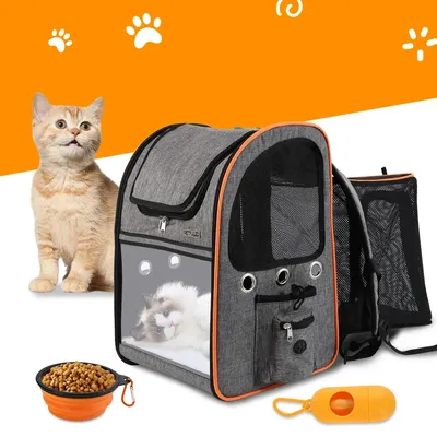 Hunde-/Katzen taschen für reisende Hunde träger rucksäcke für kleine mittelgroße Hunde Katzen reisen Image
