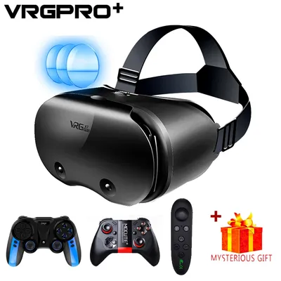 3D VR Brille Virtual Reality Für iPhone Android Smartphone Handy Helm Headset Wirth Echte Linsen Brille Geräte