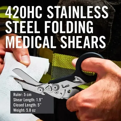 Taktische Rettungsschere ersetzen für Leatherman First Aid Expert Folding Raptor Scissors Outdoor Survival Tool EDC Gadget