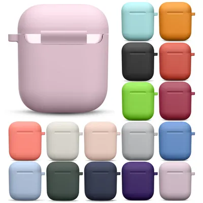Ohrhörer-Hülle für AirPods 1/2 Generation, kratzfest, Apple-Kopfhörer-Hülle mit Hakenloch, Apple Image