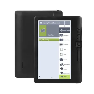 Tragbarer 7-Zoll-E-Book-Reader, bunter Bildschirm, unterstützt Speicherkarte, digitales Buchlesen, Image