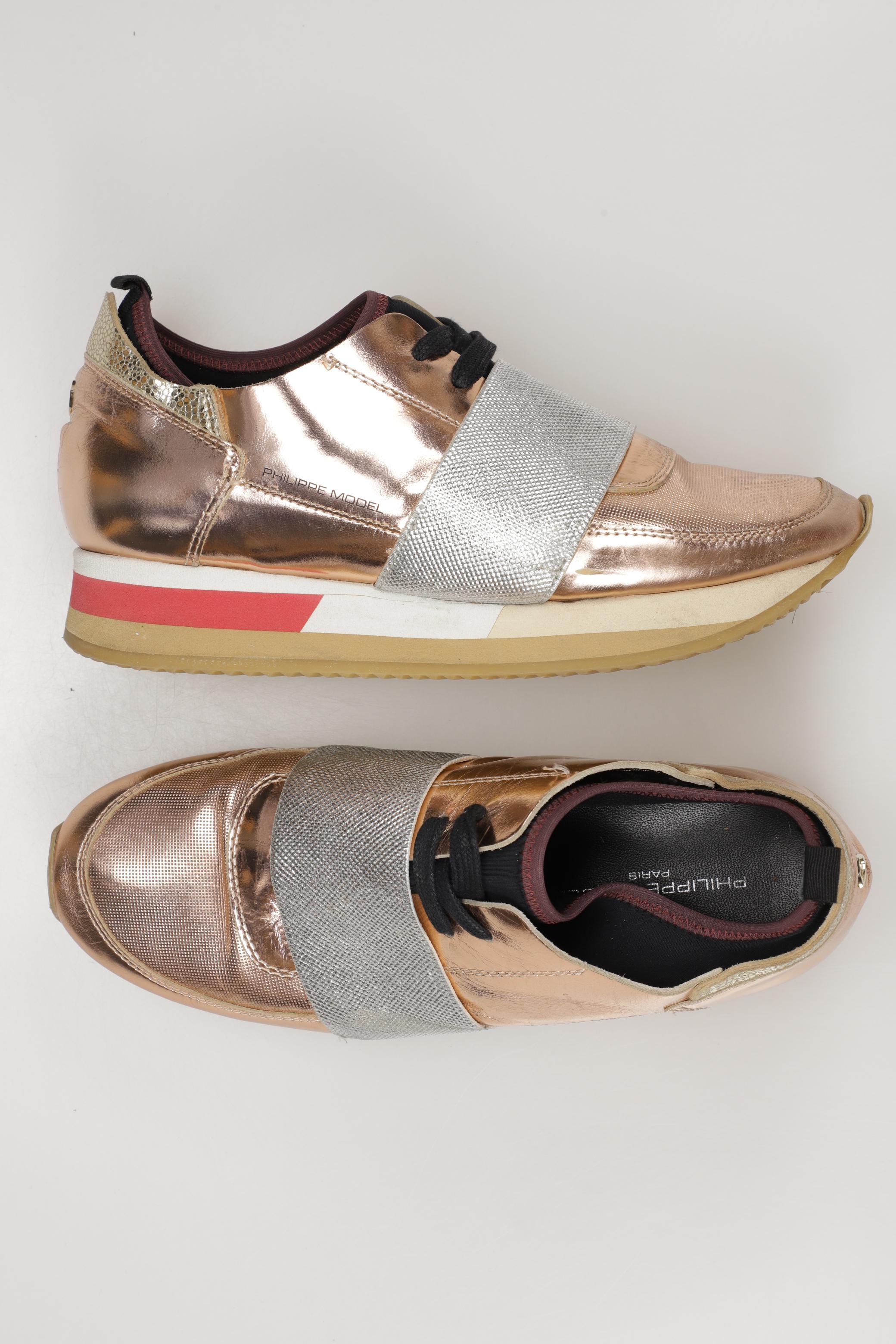Philippe Model Damen Sneakers, Gr. 38, gold, Leder Image