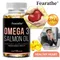 Omega 3 Fish Oil - Pure Salmon Oil, Heart & Brain Health Dietary Supplement - Rich in EPA & DHA, 120