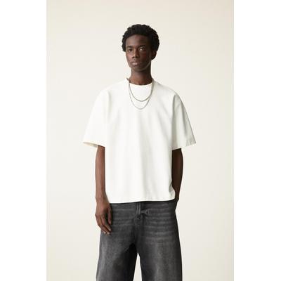 Textured Short Sleeve Sweatshirt