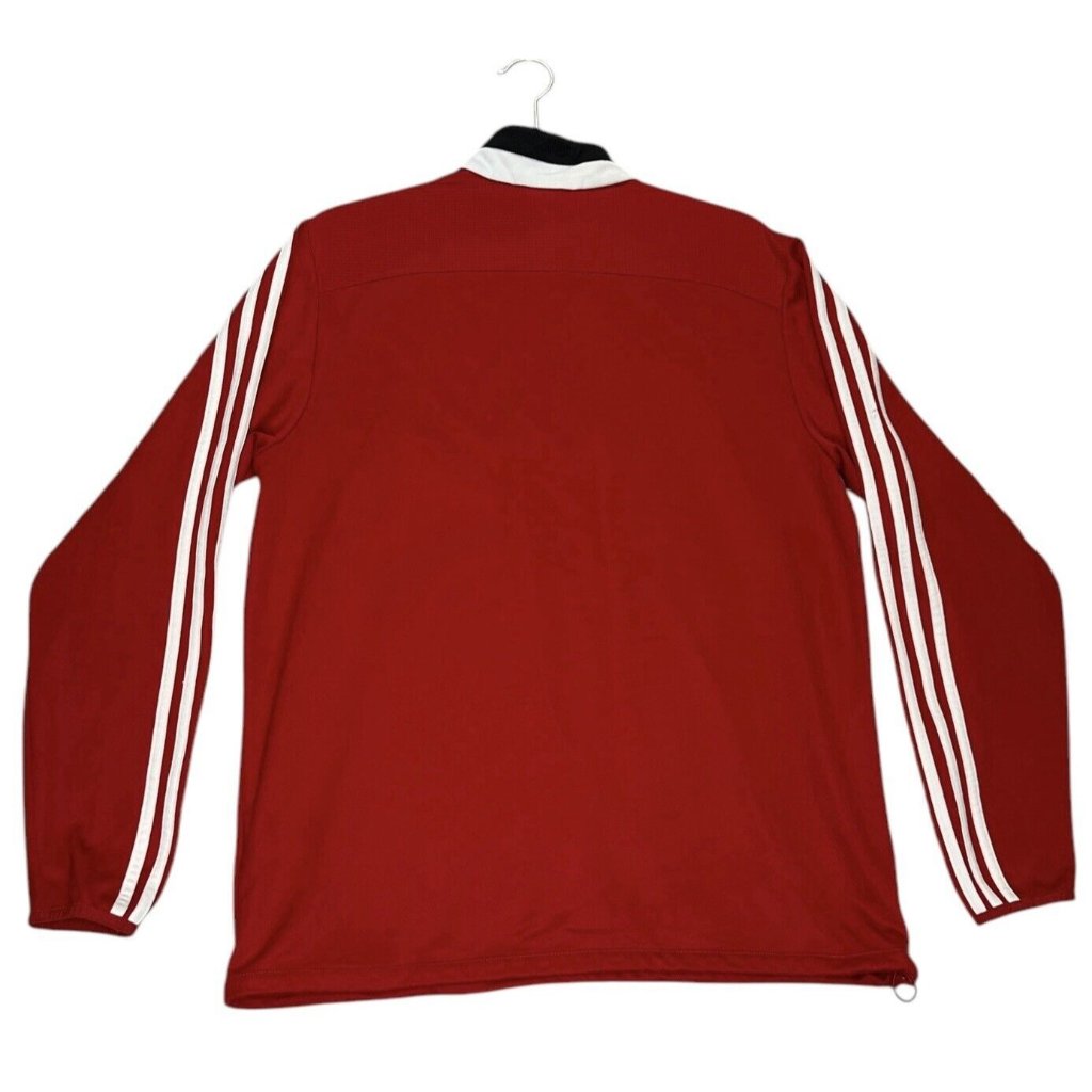 Adidas Jackets & Coats | Adidas Sporting Blue Valley Ks Soccer Club Youth Size Large Red Overland Park | Color: Red | Size: Lb