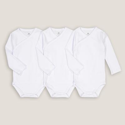 Pack of 3 Newborn Bodysuits in Organic Cotton