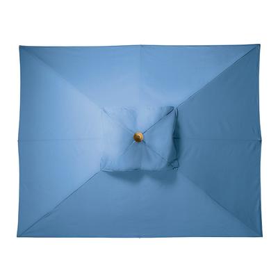 Replacement Canopy for 8' x 10' Rectangular Market Umbrella - Crew Stripe Air Blue - Frontgate