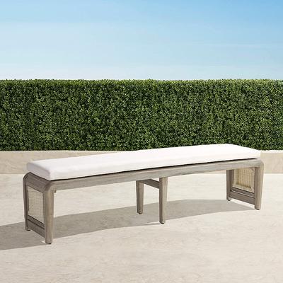Palmetto Dining Bench Cushion - Standard, Sailcloth Seagull - Frontgate