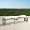 Palmetto Dining Bench Cushion - Quick Dry, Vista Boucle Vanilla - Frontgate