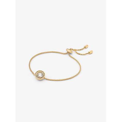 Michael Kors Pavé Halo Slider Bracelet Gold One Size