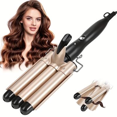 TEMU Morfone Portable Diy Hair Styling Tool For Household Ladies, Professional Fluffy Hair Curler, Electronic Hair Curler, Suitable For Ladies' Christmas And New Year Gifts Image