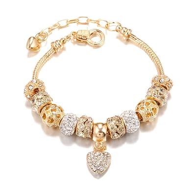 TEMU Valentine's Day Middle Eastern Bracelet Diy Large Hole Bead Bracelet European Bead Bracelet Ornament Image