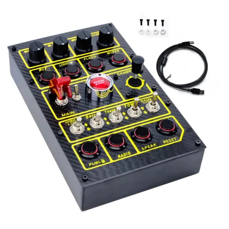 Simplayer D30 Button Box Sim Racing Aodi Sport Kundenrennen für Simagic Thrustmaster Fanatec Image