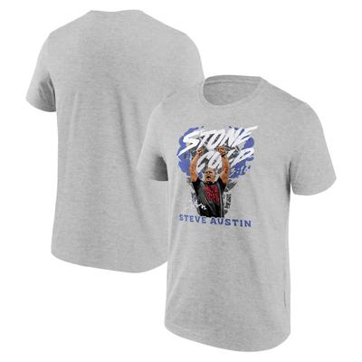 WWE "Stone Cold" Steve Austin Pose T-Shirt - Sport Grau - Herren Image