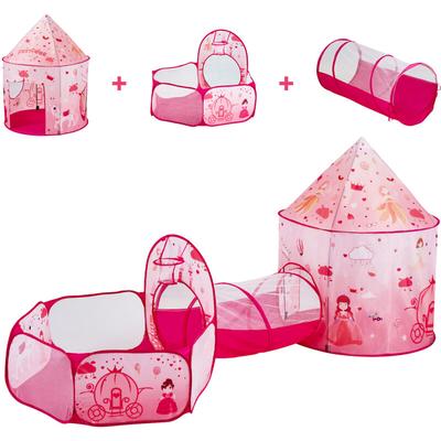 Mophorn - 3-in-1-Spielzelt für Kinder mit Tunnel für Mädchen und Jungen, Pop-Up-Spielhaus für Image