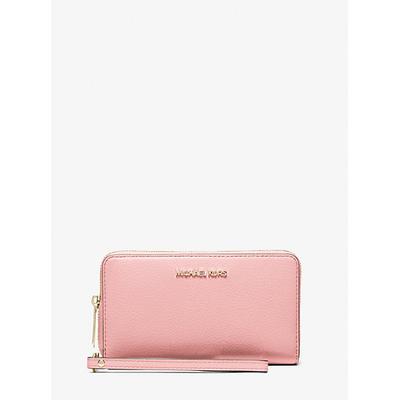 Michael Kors Large Pebbled Leather Smartphone Wristlet