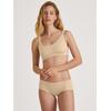 Bustier CALIDA, Damen, Gr. S (40/42), N-Gr, beige (dune beige), Interlock, Obermaterial: 86% Modal (TENCEL), 14% Elasthan, unifarben, casual, Basic, BHs, mit verstärkter Unterbrust
