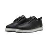 Golfschuh PUMA "Avant 2 Golfschuhe Damen", Gr. 39, schwarz ash gray team light blau, Obermaterial: Textil, Synthetik, Kuhleder; Futter: Textil, Synthetik; Innensohle: Textil; Laufsohle: Gummi, Schuhe