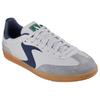Sneaker SKECHERS "HOTSHOT", Herren, Gr. 44, grau (grau, navy), Leder, Veloursleder, kontrastfarbene Details, sportlich, Schuhe, mit Kontrastbesätzen