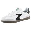 Sneaker SKECHERS "HOTSHOT", Herren, Gr. 43, schwarz-weiß (weiß, schwarz), Leder, Veloursleder, kontrastfarbene Details, sportlich, Schuhe, mit Kontrastbesätzen