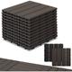 Swanew - Piastrelle per terrazza 1 mq, piastrelle in wpc 30x30 cm, 11 pezzi di piastrelle a clic,