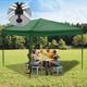 Gazebo de Jardín Carpa Plegable Protección Solar uv 50+ Carpa Plegable pop-up Sin Paredes Verde