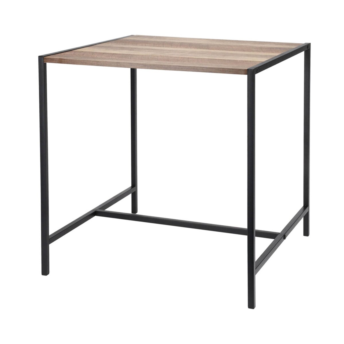 WellHome - Beistelltisch aus Eisen und MDF 49x49,5x49,5cm Image