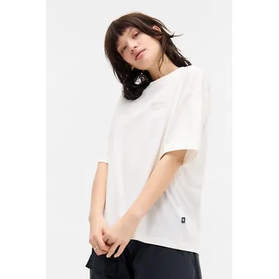 New Balance Athlete Linear Oversized T-Shirt - Cream XS at Urban Outfitters