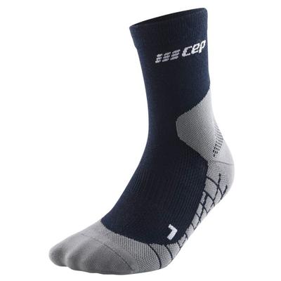 CEP - Cold Weather Compression Socks Mid Cut V2 - Kompressionssocken V | EU 46-50 blau/grau