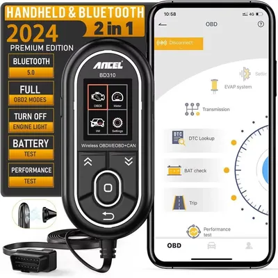 ANCEL BD310 OBD2 Scanner Scan Professionelle 3in1 On-Board-Computer Für Auto Digital Meter OBD 2 Auto Diagnose werkzeuge Kostenloses Update