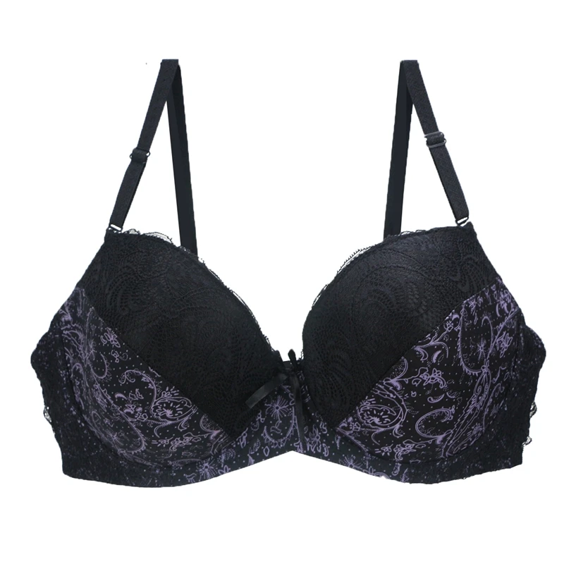 2022 neue Sexy Bestickte Spitze Bhs 34/75 36/80 38/80 40/90 42/90 44/100 Push-Up Unterwäsche Für Frauen Plus Größe Weibliche dessous