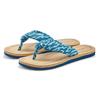 Badezehentrenner ELBSAND, Damen, Gr. 44, blau (petrol), Obermaterial: 100% Textilmaterial. Futter: 100% Textilmaterial. Decksohle: 100% Synthetik. Laufsohle: 100% Synthetik, gemustert, casual, Schuhe, Sandale, Pantolette, Badeschuh ultraleicht VEGAN