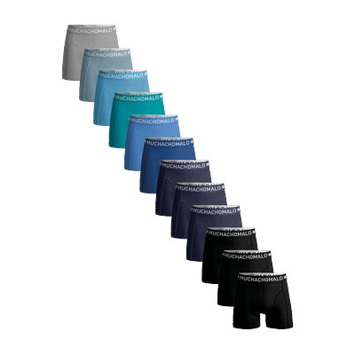 Muchachomalo Herren Boxershorts – 12 Stück – Herren Unterhosen Image