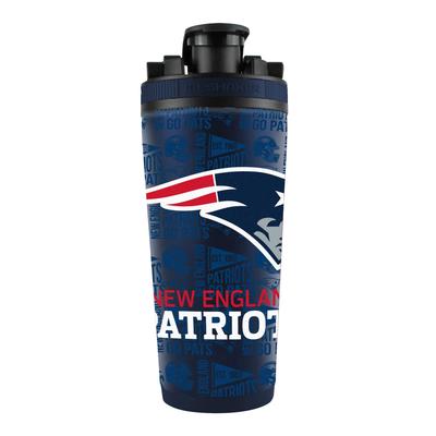 New England Patriots 4D-Eisstreuer aus Edelstahl – 26 oz Image