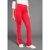 Jazzpants KANGAROOS, Damen, Gr. 38, N-Gr, rot (rot, weiß), Jersey, Obermaterial: 95% Baumwolle, 5% Elasthan, unifarben, unifarben mit Farbeinsatz, casual, bequem lang, Hosen, mit kontrastfarbenem Piping - NEUE KOLLEKTION