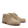Schnürschuh TIMBERLAND "BRITTON SQUARE MID LACE UP BOOT", Herren, Gr. 42, lt braun suede, Leder, sportlich, Schuhe