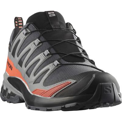 Trailrunningschuh SALOMON "XA PRO 3D V9 GTX", Gr. 43, turbulence, schwarz, burnt ochre, Synthetik, Textil, sportlich, Sc