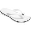 Zehentrenner CROCS "Crocband™ Flip", Damen, Gr. 37, weiß, Croslite, sportlich, Schuhe, Badeschuh, Sommerschuh, Sandale mit Fußbett