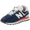 Sneaker NEW BALANCE "574", Gr. 41,5, navy 2, Leder, Synthetik, sportlich, Schuhe