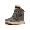 Snowboots COLUMBIA "RED HILLS™ OMNI-HEAT™", Gr. 37,5, grün (alpine tundra, moonvista), Leder, Textil, sportlich, Schuhe, gefüttert