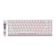 BOYI MAD 68HE Rapid Trigger Gaming Keyboard,Magnetic Switch Hall Effect RGB HotSwap Hyper-Fast Actuation,65% Wired Mechanical Keyboard (White, MAD68 Magnetic Po Pro Switch)