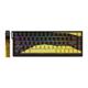 MAD 68HE Rapid Trigger Gaming Keyboard,Magnetic Switch Hall Effect RGB HotSwap Hyper-Fast Actuation,65% Wired Mechanical Keyboard (Black Yellow, MAD68 Magnetic Po Pro Switch)