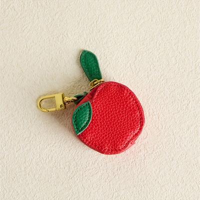 TEMU Red Coin Purse Fruit Charm 2025 New Image