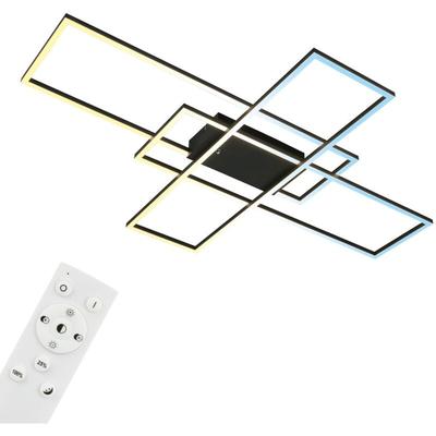 Briloner - led Deckenlampe led Deckenleuchte Wohnzimmer Dimmbar Fernbedienung cct Flur Image