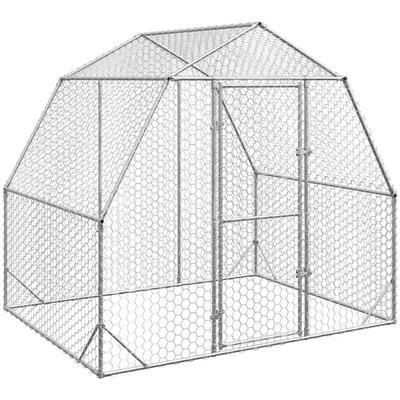 Hühnerstall 2,5x2x2,25 m Verzinkter Stahl Vidaxl Image