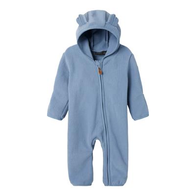 Overall NAME IT "NBNMEEKO SUIT SOLID", Baby, Gr. 50 (56), N-Gr, infinity, Web, Obermaterial: 100% Polyester, unifarben, 