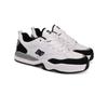 Skateschuh DC SHOES "DC Ascend S", Gr. 11(44,5), schwarz-weiß (weiß, schwarz, schwarz), 52.5% Leder, 25.2% Synthetikmaterial, 22.3% Polyester, Schuhe