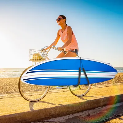 Surfboard Rack for Bicycle Bike Surfing Board Carrier Rack Holder Aluminum Alloy Outdoor Entertainment Accessories
