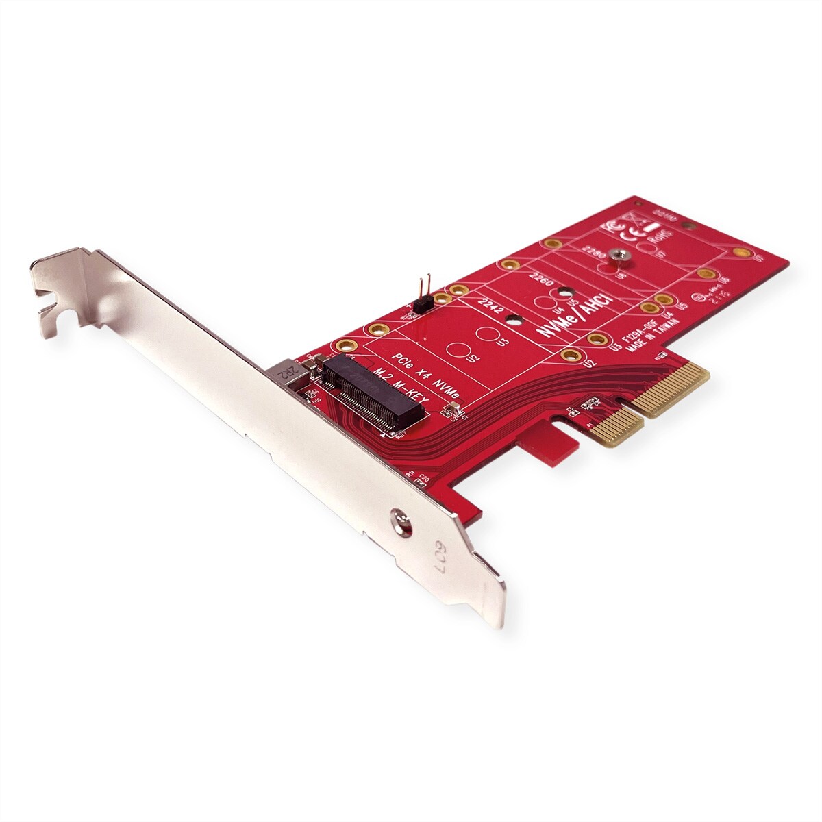 ROLINE PCIe 4.0 x4 3.3V5A Host Adapter für PCIe-NVMe M.2 110mm SSD Image