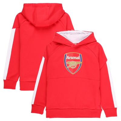 Arsenal Core Kapuzenpullover mit großem Wappen – Rot – Kinder Image